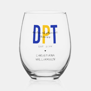 Vaso De Vino Personalizado de DPT Médica de Terapia Física
