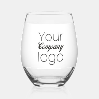 Vaso De Vino Personalizado Negro Blanco Promocional Agregar Log