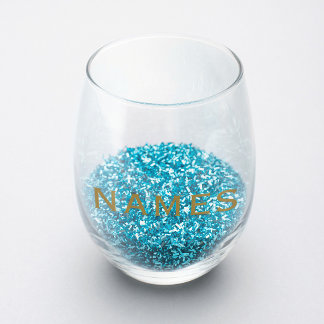 Vaso De Vino Personalizados con Apellido o Apodo en Ellos