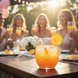 Vaso De Vino Personalized Apperol Bachelorette Party 