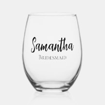Personalized bridesmaid