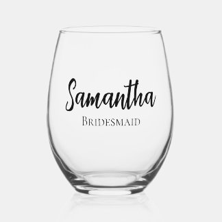 Vaso De Vino Personalized bridesmaid