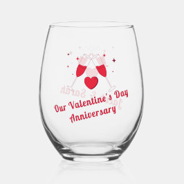 Vaso De Vino Personalized Valentine’s Anniversary 