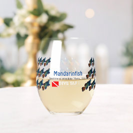 Vaso De Vino Pescado mandarínico