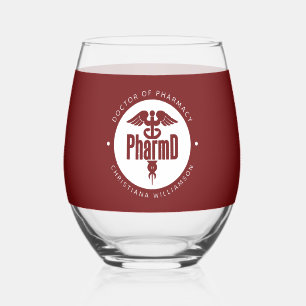Vaso De Vino Pharm Médica de Farmacia Graduado Farmacéutico Far