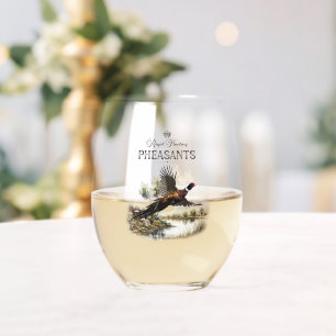 Vaso De Vino Pheasants, cacería real