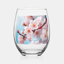 Vaso De Vino Pink Blossom Magic