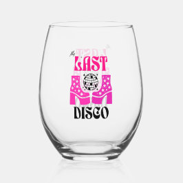 Vaso De Vino pink last disco bachelorette 