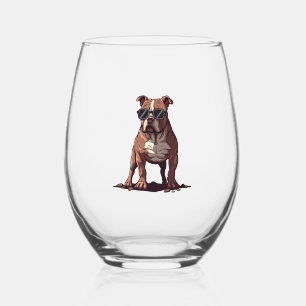 Vaso De Vino Pitbull El Agente Del Servicio Secreto