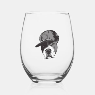 Vaso De Vino Pitbull Gangster