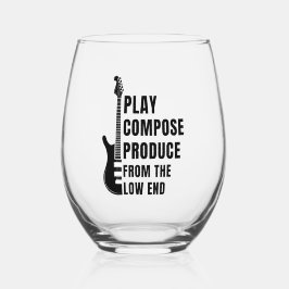 VASO DE VINO PLAY, COMPOSE, PRODUCE FROM THE LOW END