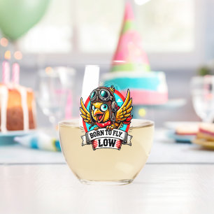 Vaso De Vino Pollita Aviadora