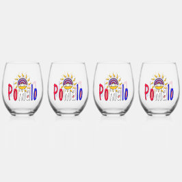 Vaso De Vino Pomalo - Relajación croata con sol y arcoiris