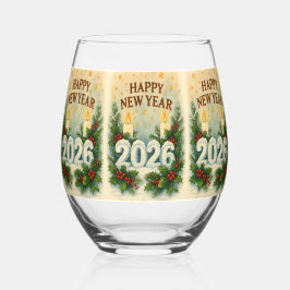 Vaso De Vino premium happy new year 2026