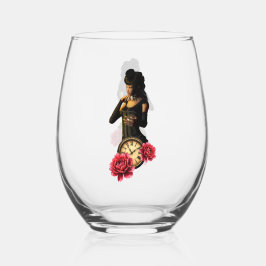 Vaso De Vino Princess of the Clocks – Keeper of Moonlit Hours. 