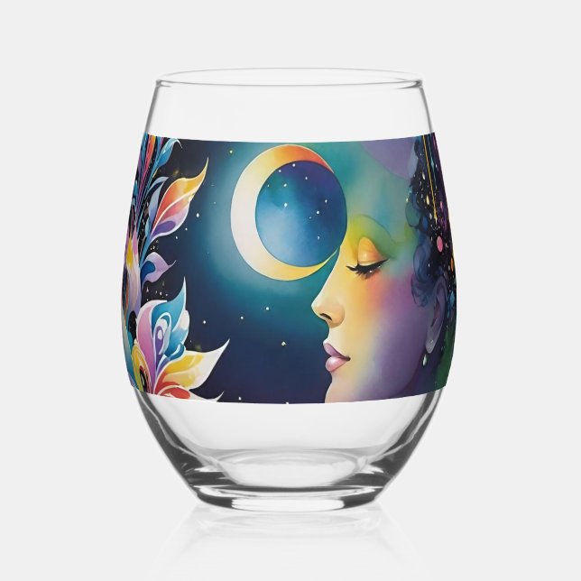 Vaso De Vino Programa de viajes Astral Light Soul (Anverso)