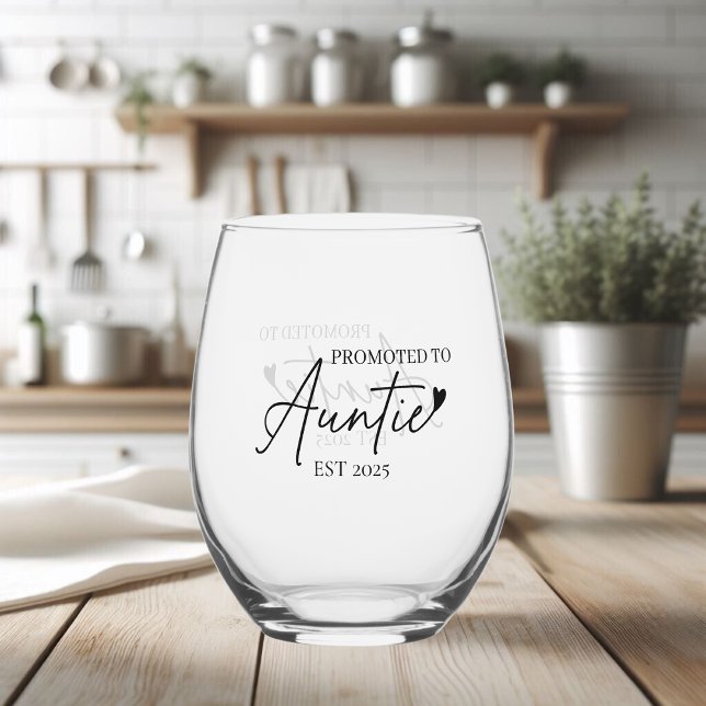 Vaso De Vino Promocionado a la tía EST Gift (Subido por el creador)