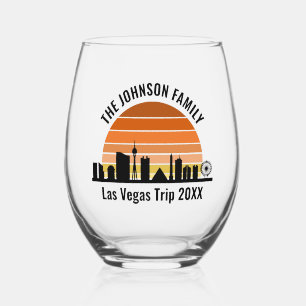 Vaso De Vino Puesta de sol en Las Vegas Strip Vacaciones person