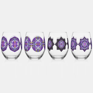 Vaso De Vino Púrpura W3