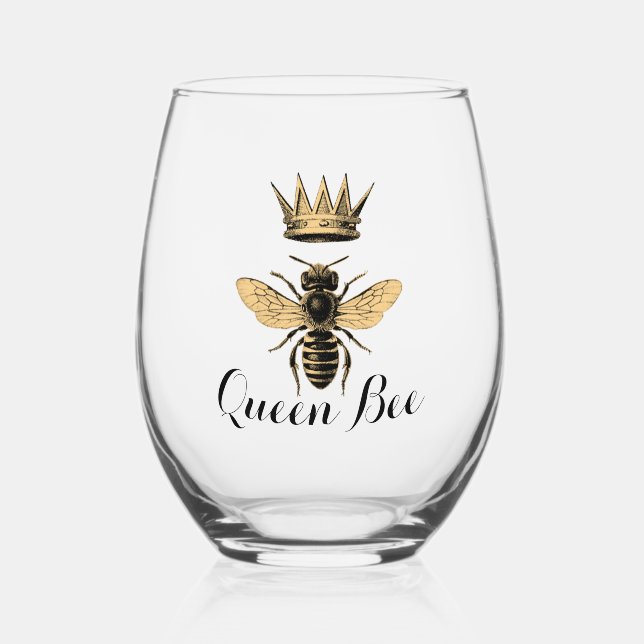 Vaso De Vino Queen Bee (Anverso)
