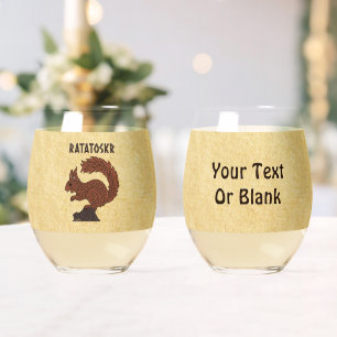Vaso De Vino Ratatöskr, ardilla nórdica/vikinga