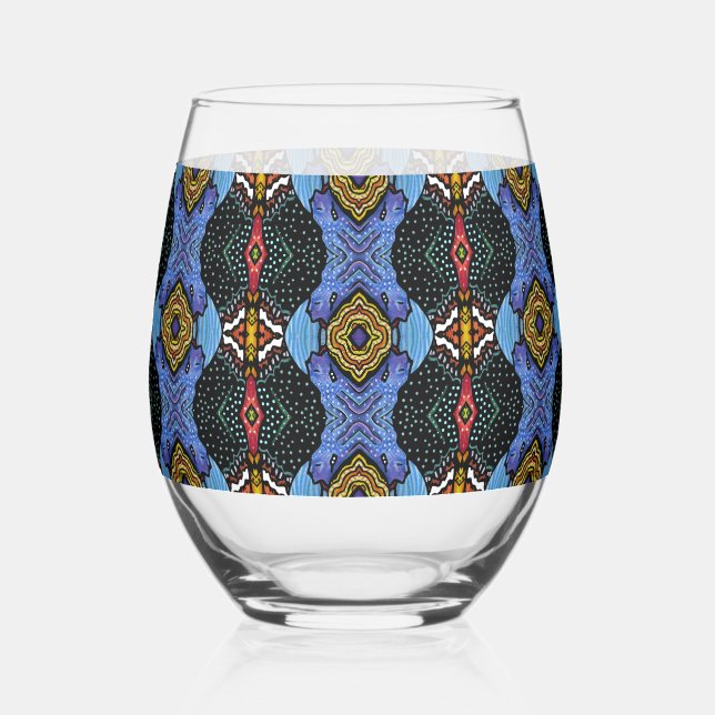 Vaso De Vino Realeza vibrante (Anverso)