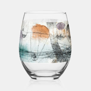 Vaso De Vino Realm de Air Paul Klee Resumen expresionista