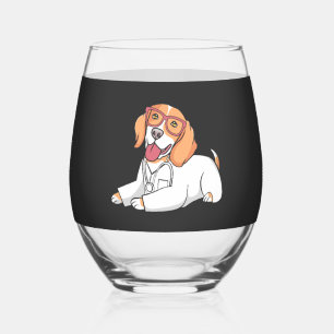 Vaso De Vino Recepcionista Médica Veterinaria