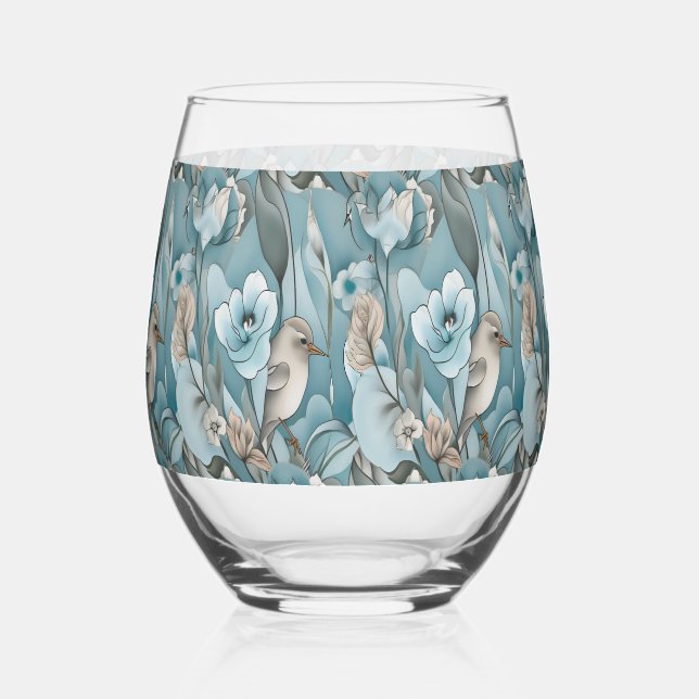 Vaso De Vino Reflejo de Pirámide (Reverso )