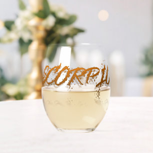 Vaso De Vino Reflexión Escorpio