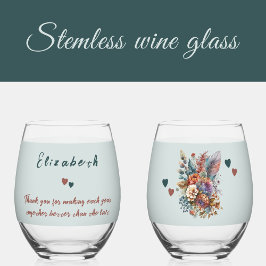 Vaso De Vino Regalo de aniversario de la esposa del cobre verde