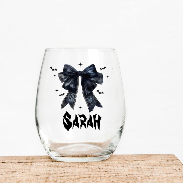 Vaso De Vino Regalo de Bachelorette Bridesmaid de Tote gótico B (Subido por el creador)