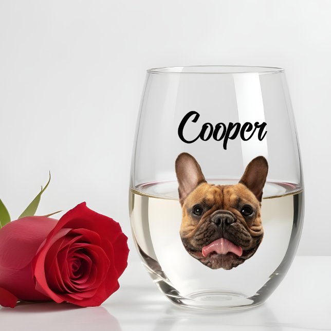 Vaso De Vino Regalo de papá, Personalizado de fotografía de per (Subido por el creador)