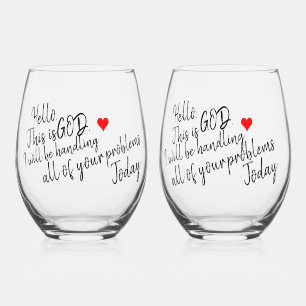 Vaso De Vino Regalo de Paz y Consuelo Diario