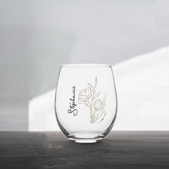 Vaso De Vino Regalo de propuesta de dama de honor: Personalizad (Subido por el creador)