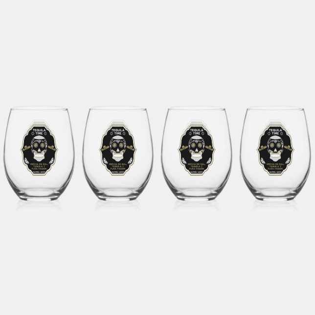 Vaso De Vino Regalo de Tequila de lujo (Anverso)