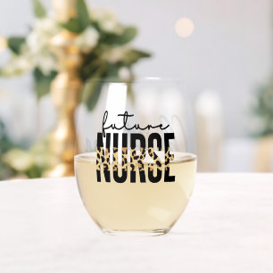 Vaso De Vino Regalos personalizados para estudiantes de enferme