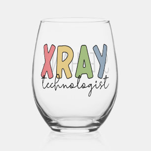 Vaso De Vino Regalos personalizados para técnicos de rayos X te