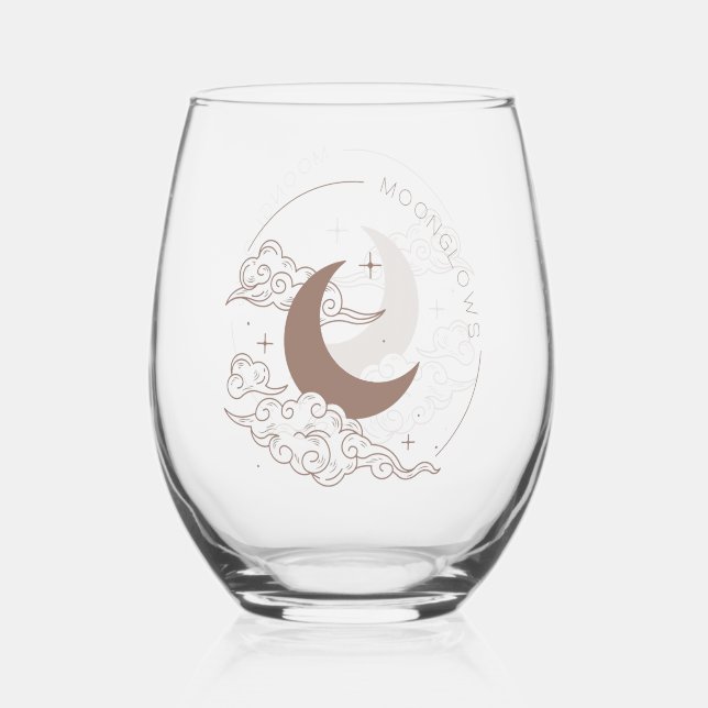 Vaso De Vino Resplandores lunares (Anverso)