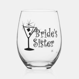 Vaso De Vino Retro Martini - Hermana de la Novia