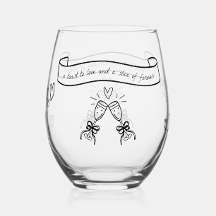 Vaso De Vino Reúne tostadas para amar al Boda
