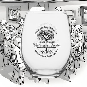 Vaso De Vino Reunificación familiar sentimental
