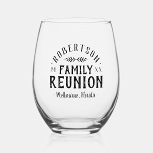 Vaso De Vino Reunión familiar personalizada rusa moderna