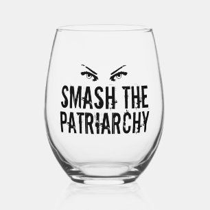 Vaso De Vino Romper con el patriarcado feminista de Guay