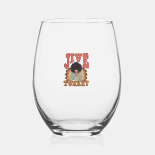 Vaso De Vino Ropa de Acción de Gracias y Ropa de Caída, Jive Tu