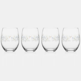 Vaso De Vino Rosa de avispón de la primavera de lujo