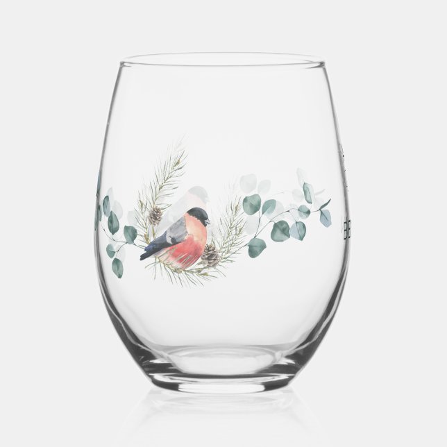 Vaso De Vino Rosa de avispón de la primavera de lujo (Anverso)