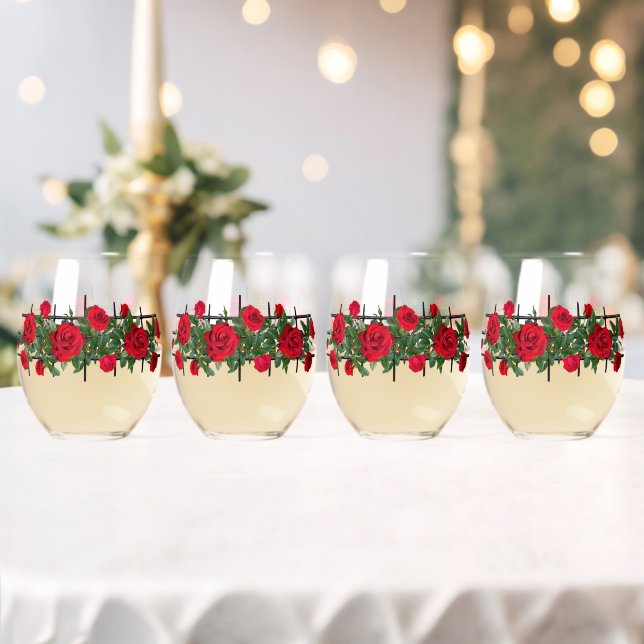 Vaso De Vino Rose bush (Insitu (Boda))