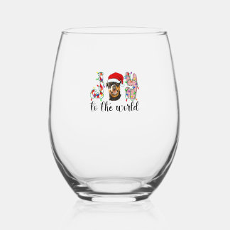 Vaso De Vino Rottweiler Navidades Rottie Xmas Fiesta Rottweiler
