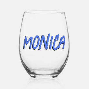 Vaso De Vino Royal Blue 3D Funny Name Moderno